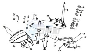 E-XPRO (EH4LW4-EU) (M3) drawing STEERING STEM FRONT CUSHION