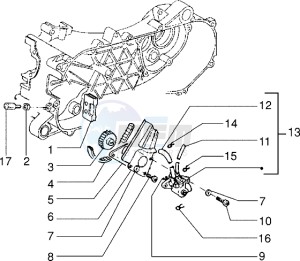 Zip 50 SP drawing Oil pump