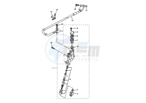 YZ F 450 drawing REAR MASTER CYLINDER