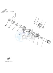 TT-R125 TT-R125LW (19CR) drawing STARTER