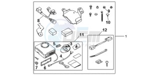 CB1000R9 Australia - (U) drawing ALARM SYS.