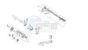 SENDA R BAJA - 125 CC 4T BAJA EU3 drawing GEAR CHANGE MECHANISM