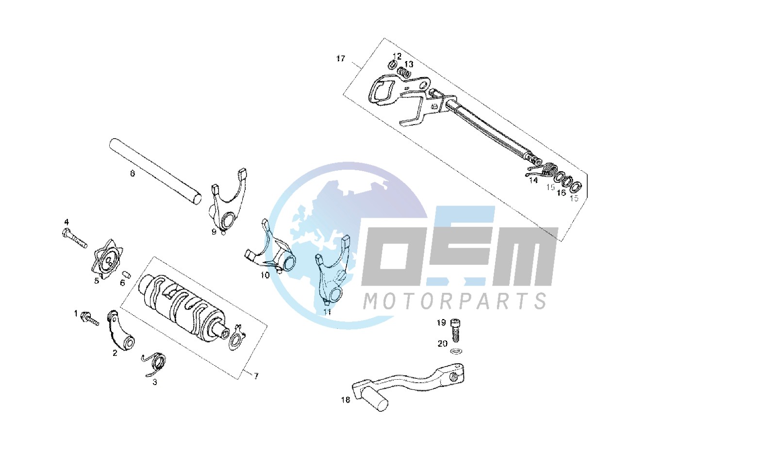 GEAR CHANGE MECHANISM