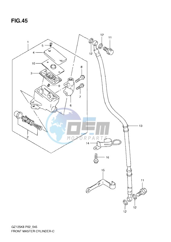 FRONT MASTER CYLINDER