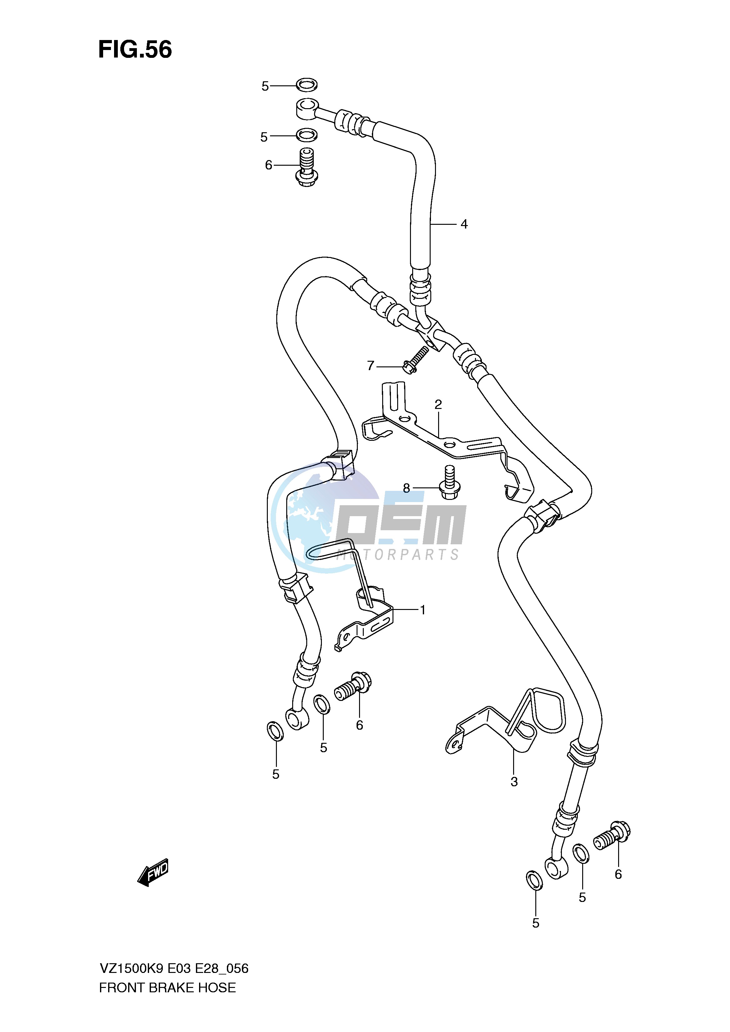 FRONT BRAKE HOSE