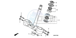 CRF250RC drawing STEERING STEM