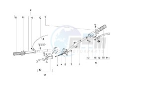 VARIANT SPORT - 50 CC VTHSBA00 2T drawing HANDLEBAR