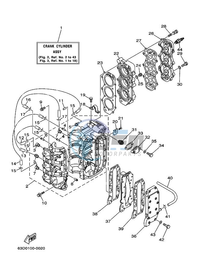 CYLINDER--CRANKCASE