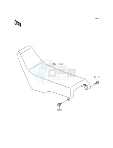 KDX 200 E [KDX200] (E1-E3) [KDX200] drawing SEAT