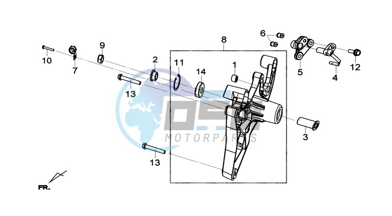 REAR FORK - REAR SUSPENSION