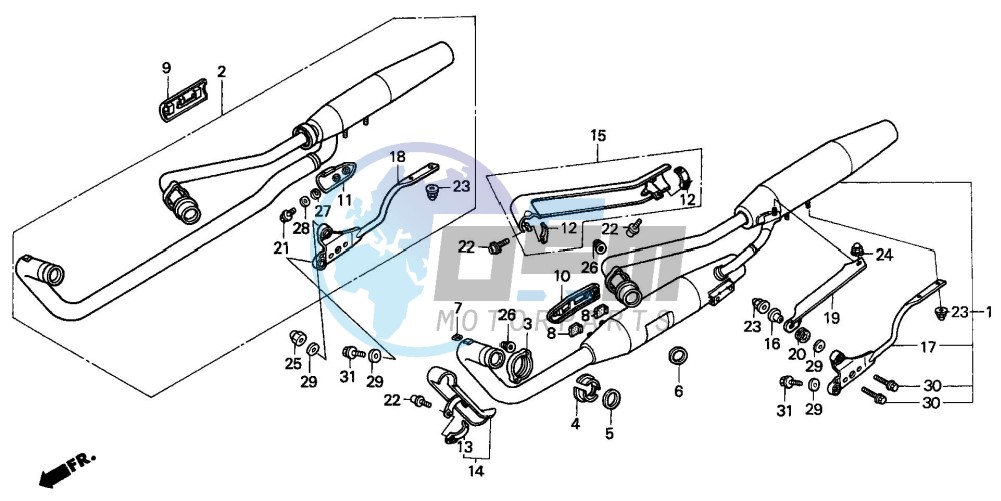 EXHAUST MUFFLER