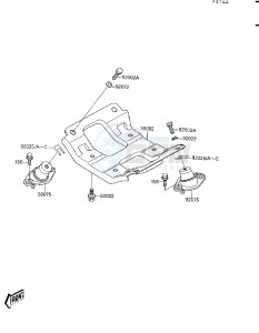 JF 650 B [TS] (B1-B2) [TS] drawing ENGINE MOUNT