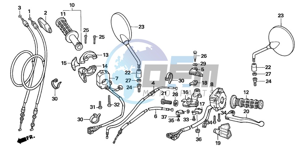 HANDLE LEVER/SWITCH/CABLE