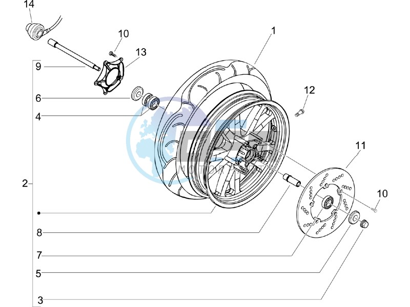 Front wheel