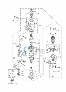 FL115AET1X drawing STARTER-MOTOR