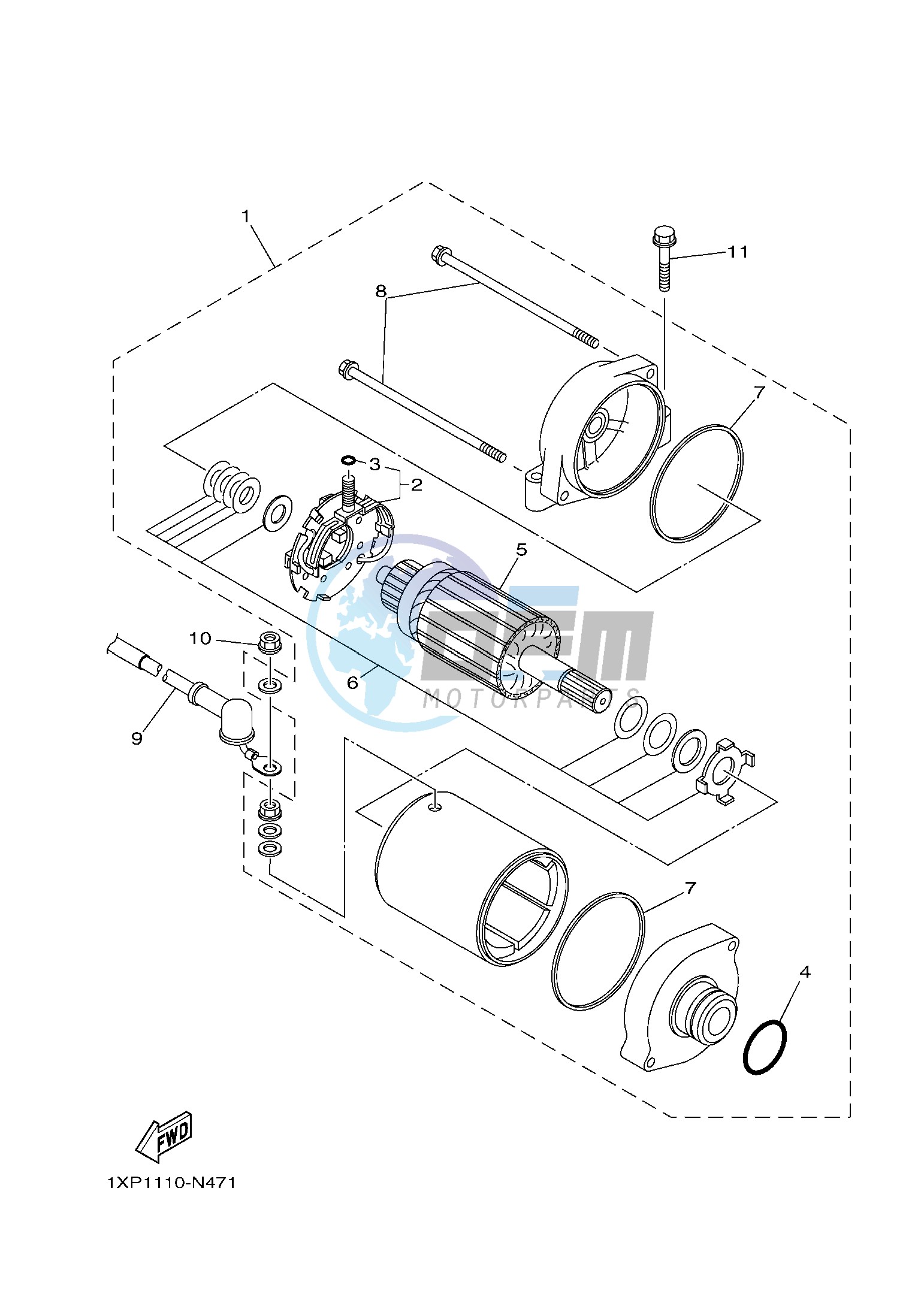 STARTING MOTOR