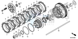 CB1100SAE CB1100 UK - (E) drawing CLUTCH