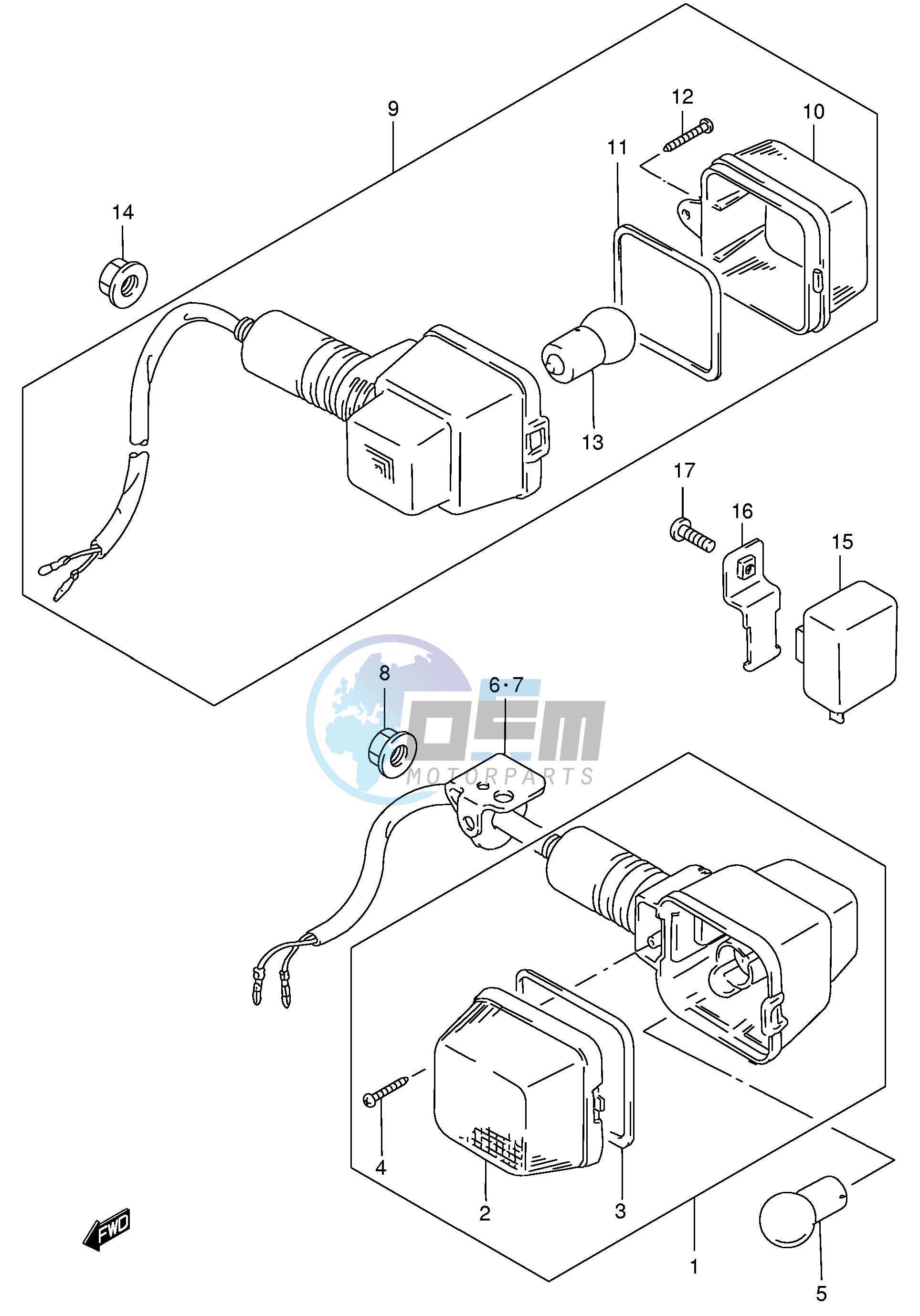 TURN SIGNAL LAMP (P9)