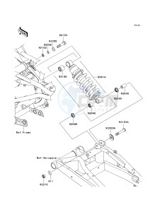 ER 650 C [ER-6N](9F) C9F drawing SUSPENSION_SHOCK ABSORBER