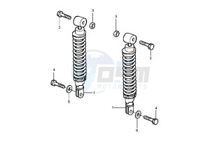 X9 250 drawing Shock absorber