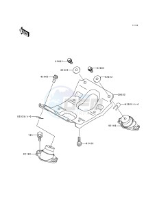 JT 750 A [ST] (A1-A2) [ST] drawing ENGINE MOUNT