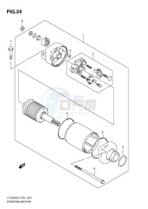 LT-Z400 (E33) drawing STARTING MOTOR