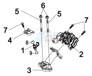 MIO 115 L7 drawing THROTTLE VALVE