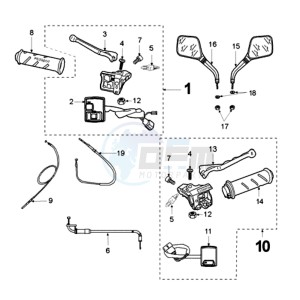 FOX LX EU drawing MIRRORS