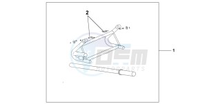 VT750C2 drawing MAINTENANCE STAND