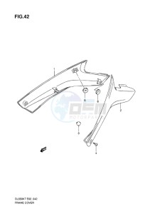 DL650 ABS V-STROM EU-UK drawing FRAME COVER