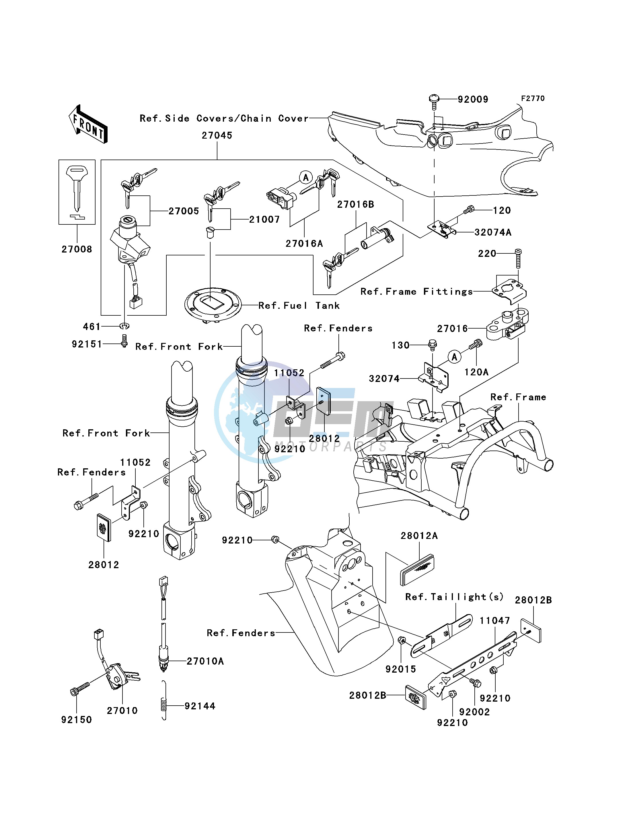 IGNITION SWITCH_LOCKS_REFLECTORS