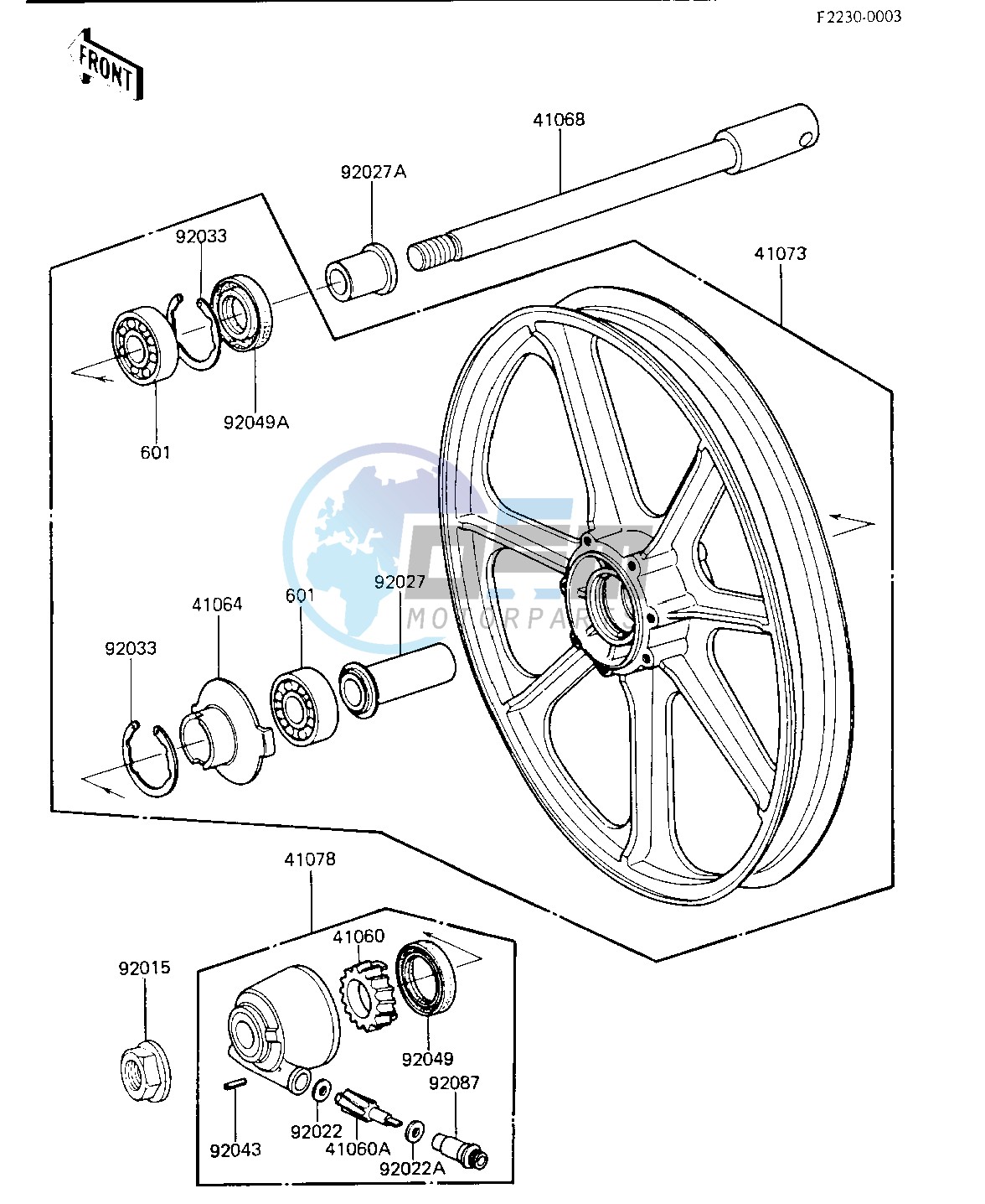 FRONT WHEEL_HUB