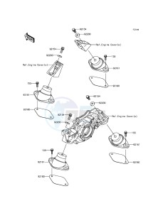 JET_SKI_ULTRA_LX JT1500KFF EU drawing Engine Mount