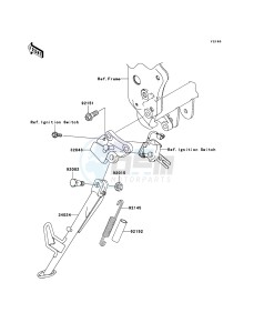 Z750 ZR750J6F FR GB XX (EU ME A(FRICA) drawing Stand(s)