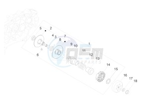 GTS 300 SUPER 4T 4V IE ABS E4 (EMEA) drawing Driven pulley