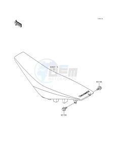 KX 125 L [KX125] (L1) [KX125] drawing SEAT