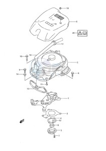 DF 40 drawing Oil Seal Housing