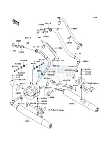 VN1600 CLASSIC TOURER VN1600D6F GB XX (EU ME A(FRICA) drawing Muffler(s)