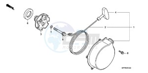 TRX420FAC drawing RECOIL STARTER