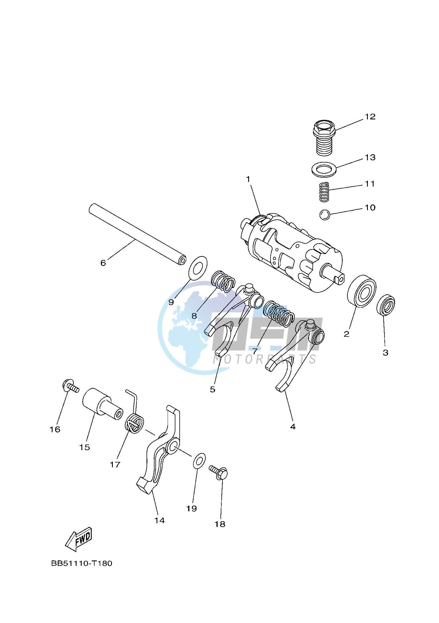 SHIFT CAM & FORK