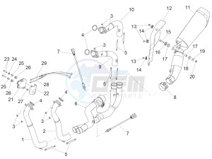 RSV4 1000 Racing Factory L.E. USA-CND (NAFTA) drawing Exhaust pipe