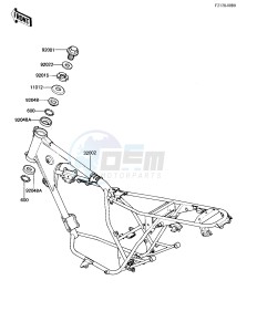 KZ 305 B [CSR BELT] (B1) [CSR BELT] drawing FRAME