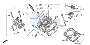 NSA700A9 Australia - (U / MME REF) drawing FRONT CYLINDER HEAD