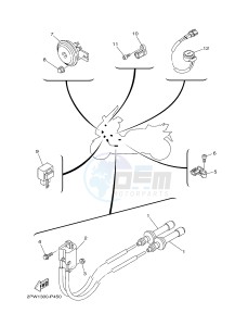 XP500 TMAX T-MAX 530 (2PW1) drawing ELECTRICAL 2