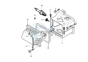 SKIPPER 4T 125-150 drawing Cylinder head cover