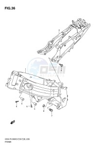 GSX-R1000 (E3-E28) drawing FRAME