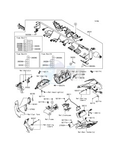 NINJA ZX-10R ABS ZX1000KFF FR XX (EU ME A(FRICA) drawing Chassis Electrical Equipment