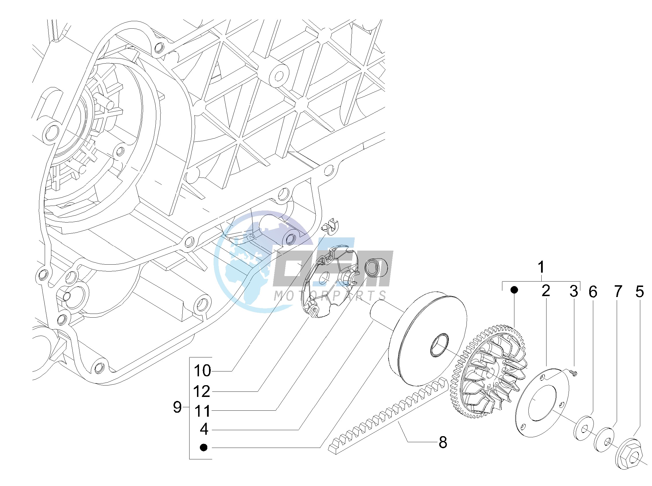 Driving pulley