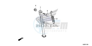 CRF125FE CRF125F Europe Direct - (ED) drawing SIDE STAND