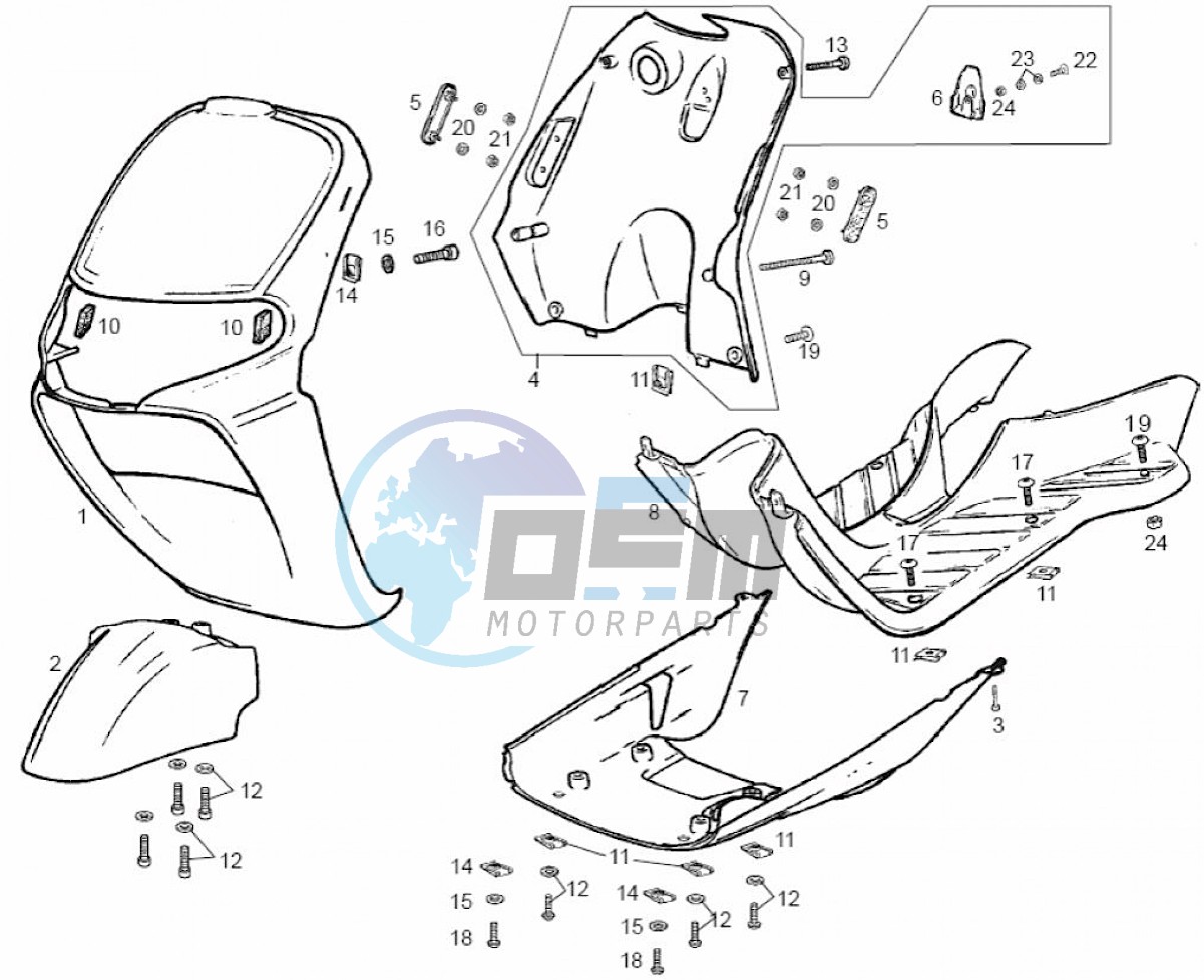 Front body (Positions)